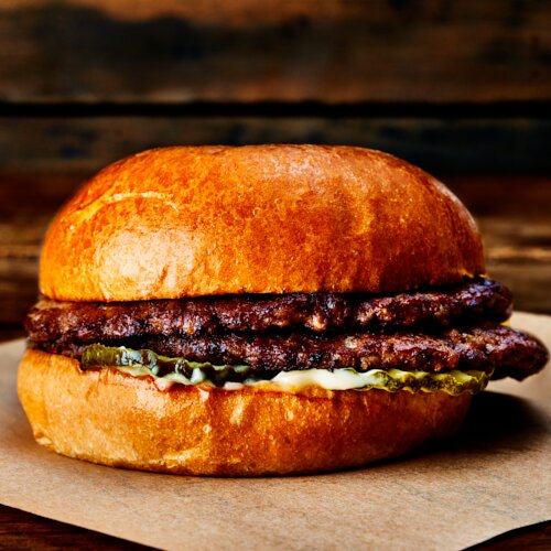 Photo of Burger Stack (Hold the Cheese) from Fred's Meat & Bread