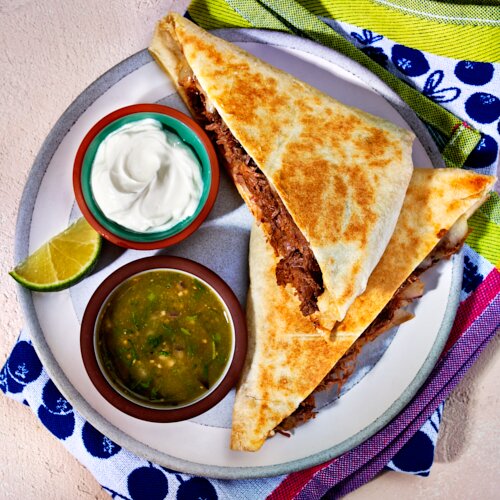 Photo of Barbacoa Quesadilla from Barrio Café
