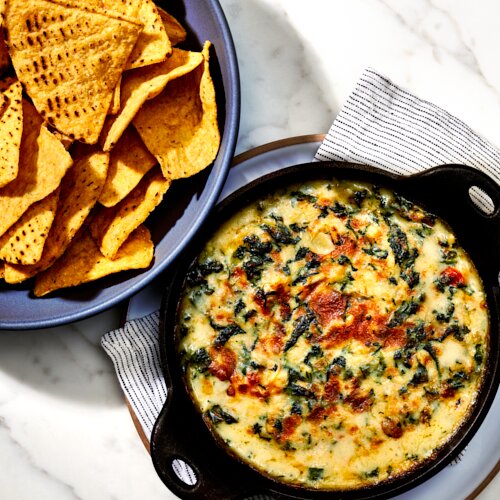 Photo of Spinach Artichoke Dip with Chips from The Mainstay by Marc Murphy