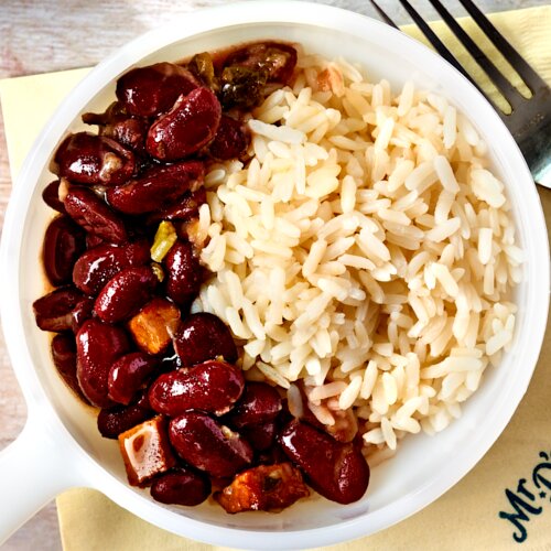 Photo of Red Beans and Rice from Mr. D's Fried Chicken