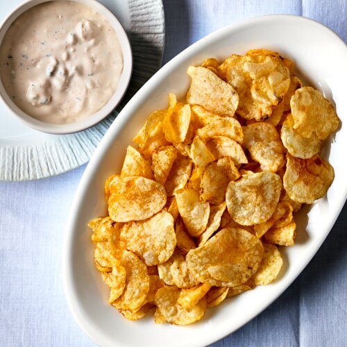 Photo of Potato Chips & Blue Cheese Dip from Bobby Flay Steak