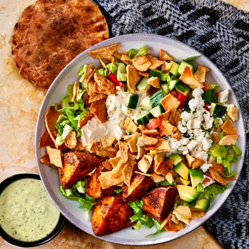 Photo of Sweet Potato & Feta Salad from Yasas by Michael Symon