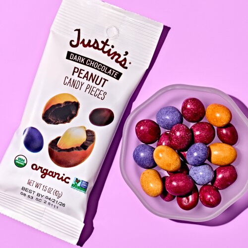 Photo of Justin's Dark Chocolate Peanut Candy Pieces from Room for Dessert